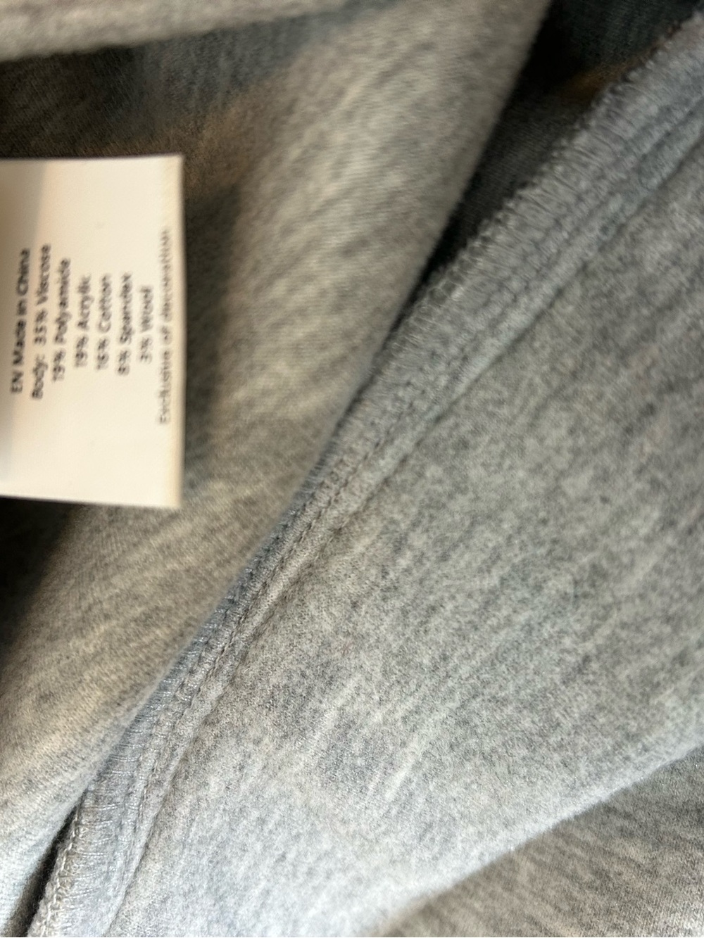 OGL Sleeveless Turtleneck Top & Wide-Leg Pants Set - Light Gray - Picture 11 of 15